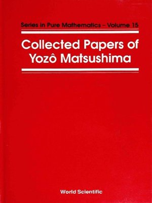 cover image of Collected Papers of Y Matsushima